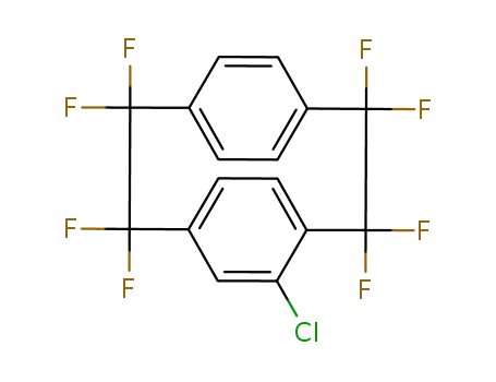 Molecular Structure of 257863-42-6 (4-chloro-1,1,2,2,9,9,10,10-octafluoro[2.2]paracyclophane)