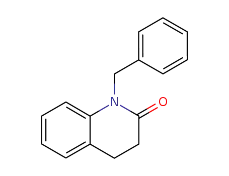 Molecular Structure of 102145-14-2 (2(1H)-Quinolinone, 3,4-dihydro-1-(phenylmethyl)-)