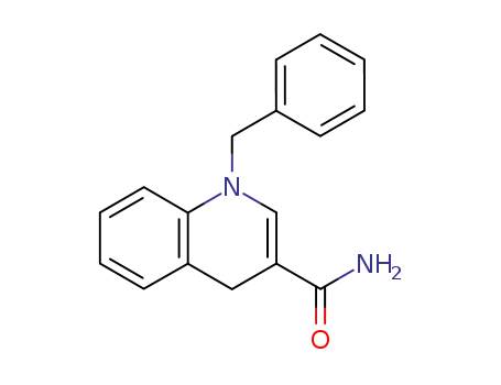 Molecular Structure of 17260-79-6 (3-Quinolinecarboxamide, 1,4-dihydro-1-(phenylmethyl)-)