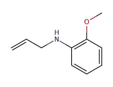 Molecular Structure of 15258-47-6 (ALLYL-(2-METHOXY-PHENYL)-AMINE)