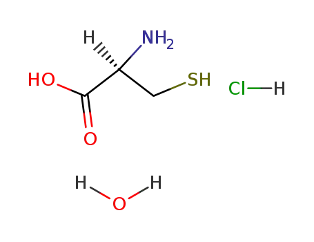 Molecular Structure of 116797-51-4 (DL-CYSTEINE HYDROCHLORIDE MONOHYDRATE)