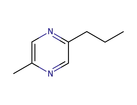 Molecular Structure of 29461-03-8 (2-methyl-5-propyl-pyrazine)