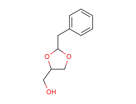 Molecular Structure of 5694-72-4 (2-benzyl-1,3-dioxolan-4-ylmethanol)