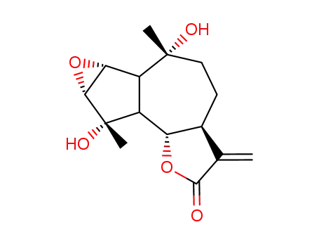 Oxireno[1,2]azuleno[4,5-b]furan-2(3H)-one,decahydro-6,8-dihydroxy-6,8-dimethyl-3- methylene-,(3aS,6R,6aS,6bR,7aR,8S,8aS,8bS)- 