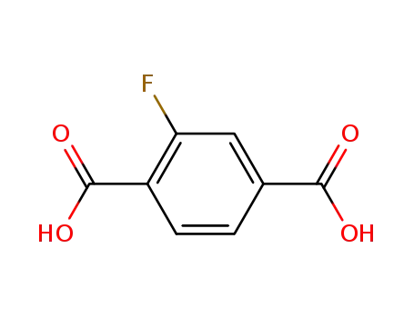 Molecular Structure of 3906-87-4 (2-fluoroterephthalic acid)