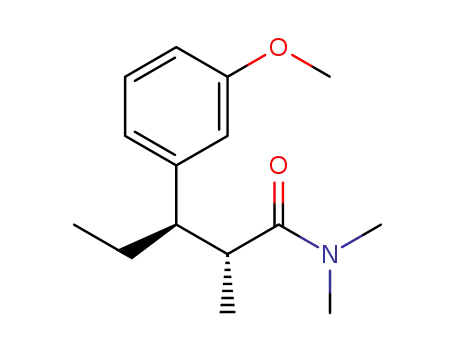 Molecular Structure of 1313374-09-2 ((αR,βR)-β-ethyl-3-methoxy-N,N,α-trimethyl benzenepropanamide)