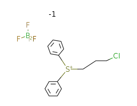 Molecular Structure of 33462-80-5 ((3-CHLOROPROPYL)DIPHENYLSULFONIUM TETRAFLUOROBORATE)