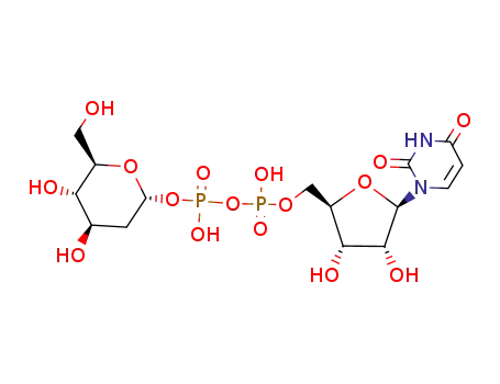 uridine 5'-(2-deoxy-α-D-glucopyranosyl diphosphate)