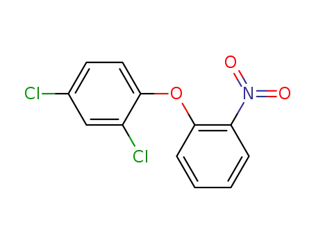 Molecular Structure of 38461-29-9 (2,4-Dichloro-1-(2-nitrophenoxy)benzene)