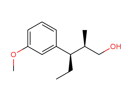 Molecular Structure of 1322723-50-1 ((βR,γR)-γ-ethyl-3-methoxy-β-methylbenzenepropanol)