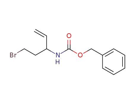 Molecular Structure of 440366-56-3 (5-bromo-3-(carbobenzyloxy)amino-1-pentene)