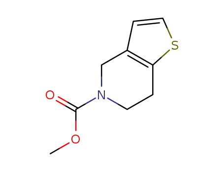 Molecular Structure of 68559-49-9 (N-methoxycarbonyl-4,5,6,7-tetrahydrothieno[2,3-c]pyridine)