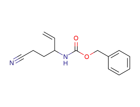 4-(carbobenzyloxy)amino-5-hexenenitrile