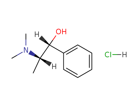 Benzenemethanol, a-[(1R)-1-(dimethylamino)ethyl]-,hydrochloride (1:1), (aS)-