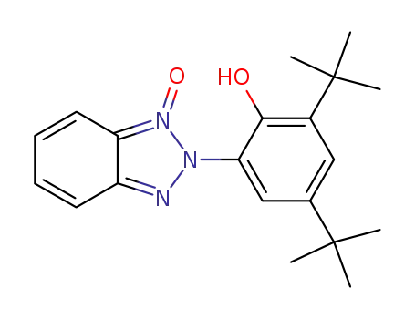 Molecular Structure of 84755-44-2 (2,4-di-tert-butyl-6-(1-oxido-2H-benzotriazol-2-yl)phenol)