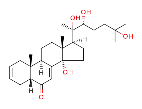 Molecular Structure of 1373335-50-2 (2,3-didehydro-2,3-dideoxy-20-hydroxyecdysone)