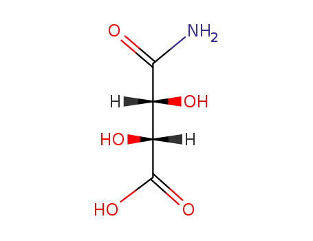 Molecular Structure of 60574-00-7 ((R,R)-(+)-tartaric acid monoamide)