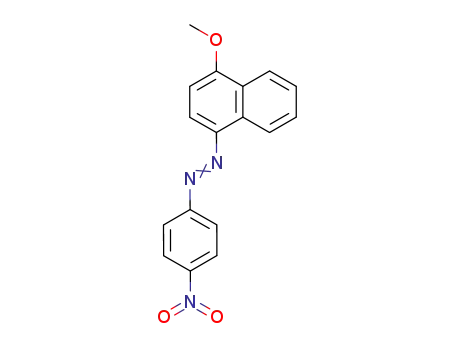 Molecular Structure of 36853-74-4 (Diazene, (4-methoxy-1-naphthalenyl)(4-nitrophenyl)-)
