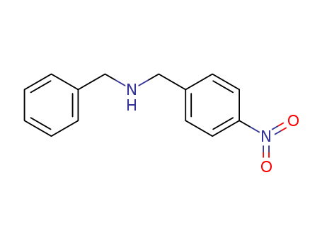 Molecular Structure of 14429-16-4 (Benzenemethanamine, 4-nitro-N-(phenylmethyl)-)