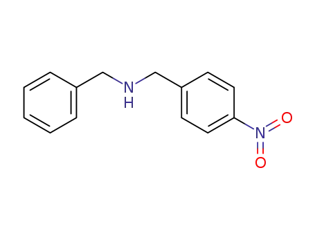 Molecular Structure of 14429-16-4 (Benzenemethanamine, 4-nitro-N-(phenylmethyl)-)