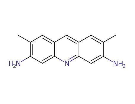 Molecular Structure of 92-26-2 (2,7-dimethylacridine-3,6-diamine)