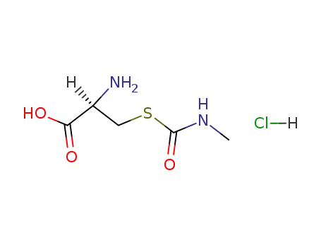 Molecular Structure of 120033-46-7 (S-(N-methylcarbamoyl)cysteine hydrochloride)