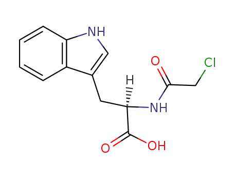 Molecular Structure of 742100-62-5 (<i>N</i><sup>α</sup>-chloroacetyl-D-tryptophan)