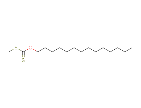 Molecular Structure of 41320-43-8 (S-methyl O-tetradecyl dithiocarbonate)