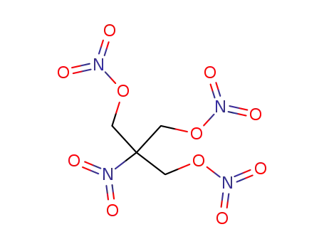 Molecular Structure of 20820-44-4 (2-nitro-2-[(nitrooxy)methyl]propane-1,3-diyl dinitrate)