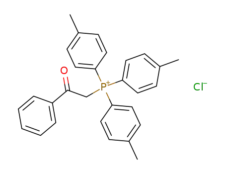 phenacyl-tri-<i>p</i>-tolyl-phosphonium; tri-p-tolyl-phenacyl-phosphonium chloride