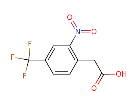 Molecular Structure of 1735-91-7 (2-NITRO-4-(TRIFLUOROMETHYL)PHENYLACETIC ACID)