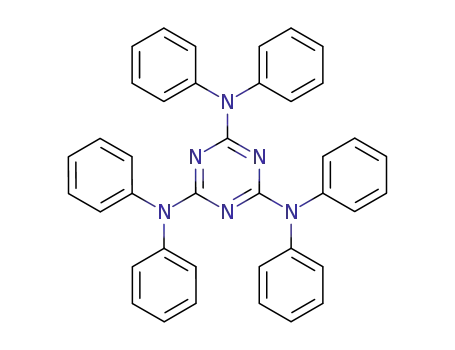 Molecular Structure of 18343-40-3 (N2,N2,N4,N4,N6,N6-hexaphenyl-1,3,5-triazine-2,4,6-triamine)