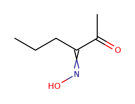 Molecular Structure of 42563-83-7 (2,3-Hexanedione, 3-oxime (9CI))