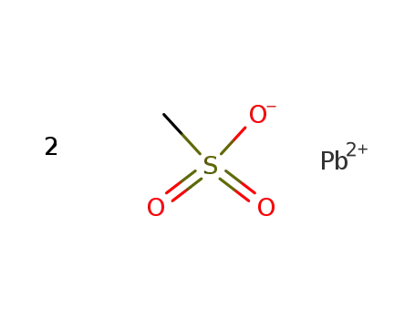 Molecular Structure of 17570-76-2 (Lead(II) methanesulfonate)