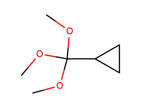 Molecular Structure of 54917-76-9 (trimethyl orthocyclopropanecarboxylate)