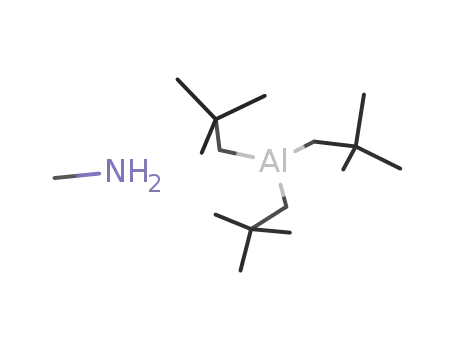 Molecular Structure of 110638-22-7 (trineopentylaluminum*H<sub>2</sub>NCH<sub>3</sub>)