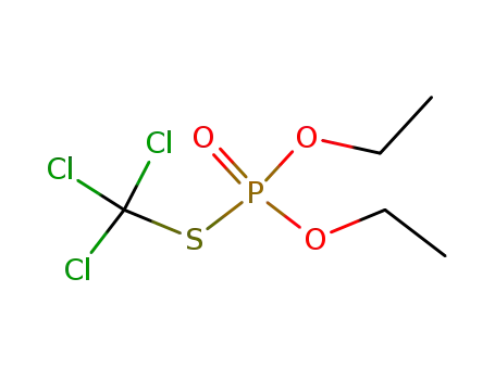 Molecular Structure of 1189-83-9 (thiophosphoric acid <i>O</i>,<i>O</i>'-diethyl ester-<i>S</i>-trichloromethyl ester)