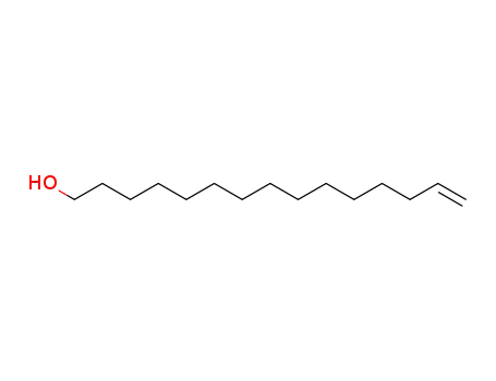 Molecular Structure of 16346-16-0 (pentadec-14-en-1-ol)