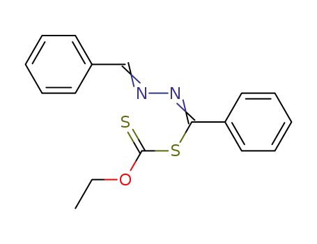 Molecular Structure of 77420-85-0 (1,4-diphenyl-1-ethylxanthyl-2,3-diazabutadiene)