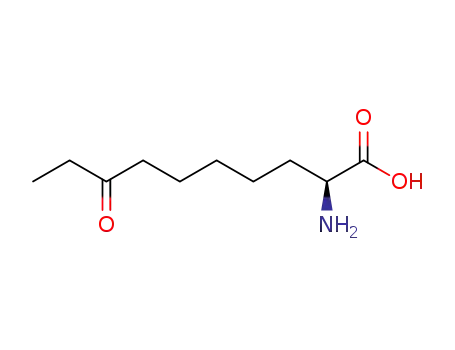 Molecular Structure of 375858-14-3 (Decanoic acid, 2-amino-8-oxo-, (2S)-)