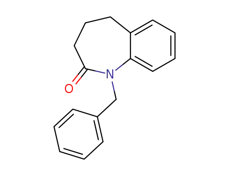 Molecular Structure of 65486-33-1 (1-BENZYL-1,3,4,5-TETRAHYDRO-2H-1-BENZAZEPIN-2-ONE)