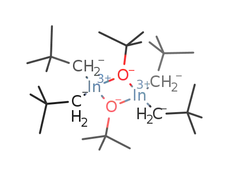 Molecular Structure of 614750-99-1 ([(neopentyl)2InO(t-Bu)]2)