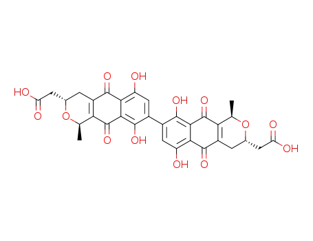 Molecular Structure of 1397-77-9 (actinorhodin)