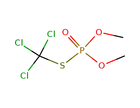 Molecular Structure of 119185-96-5 (thiophosphoric acid <i>O</i>,<i>O</i>'-dimethyl ester-<i>S</i>-trichloromethyl ester)