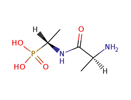 Molecular Structure of 60668-24-8 ((S)-ALANYL-(R)-1-AMINOETHYLPHOSPHONIC ACID)