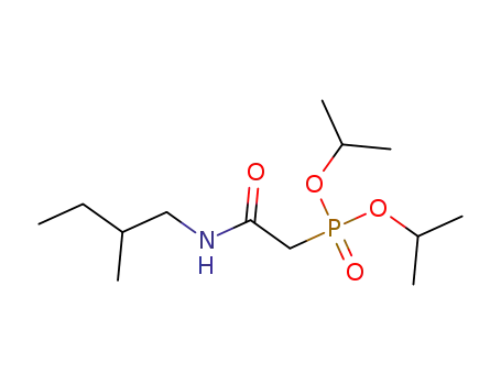 Molecular Structure of 1426294-36-1 (diisopropyl (2-((2-methylbutyl)amino)-2-oxoethyl)phosphonate)