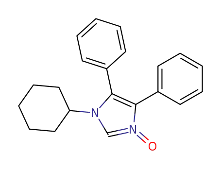 Molecular Structure of 215675-49-3 (1-cyclohexyl-4,5-diphenylimidazole 3-oxide)
