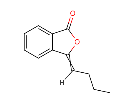 551-08-6,N-BUTYLIDENEPHTHALIDE,Phthalide,3-butylidene- (6CI,7CI,8CI);Butylidenephthalide;Ligusticum lactone;NSC 325307;1(3H)-Isobenzofuranone,3-butylidene-;