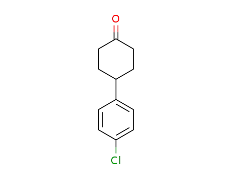 Molecular Structure of 14472-80-1 (Cyclohexanone, 4-(4-chlorophenyl)-)