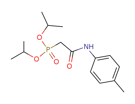 Molecular Structure of 16634-86-9 (diisopropyl (2-oxo-2-(p-tolylamino)ethyl)phosphonate)